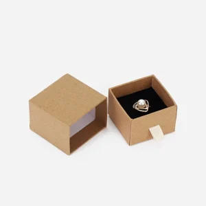 Natural Kraft Custom Jewelry Boxes